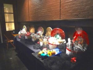 Gallery Area with Silent Auction of Baskets
