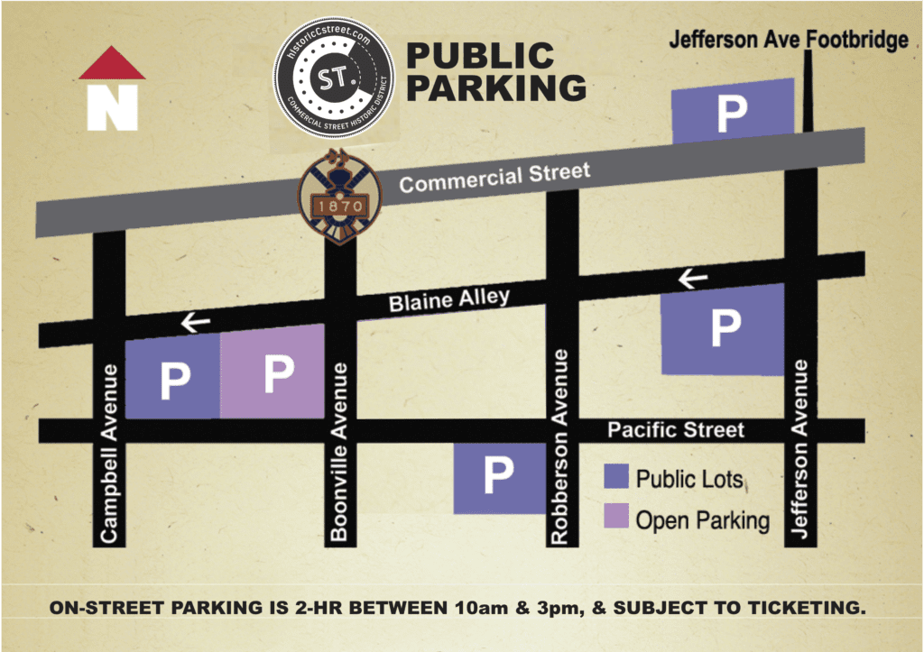 parking map, C-Street Parking